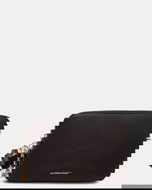 MICHAEL Michael Kors geantă de piele culoarea negru, 32S5GYTC5L