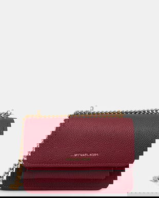 MICHAEL Michael Kors poșetă de piele culoarea bej, 32T4GC7C1T