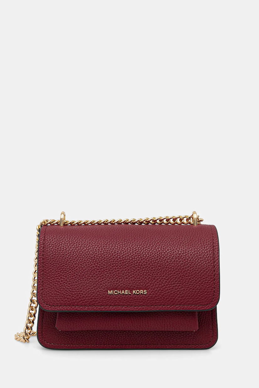 MICHAEL Michael Kors poșetă de piele culoarea bej, 32T4GC7C1T