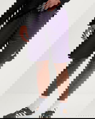 adidas Originals pantaloni scurți Grfx Short culoarea violet, JY2758