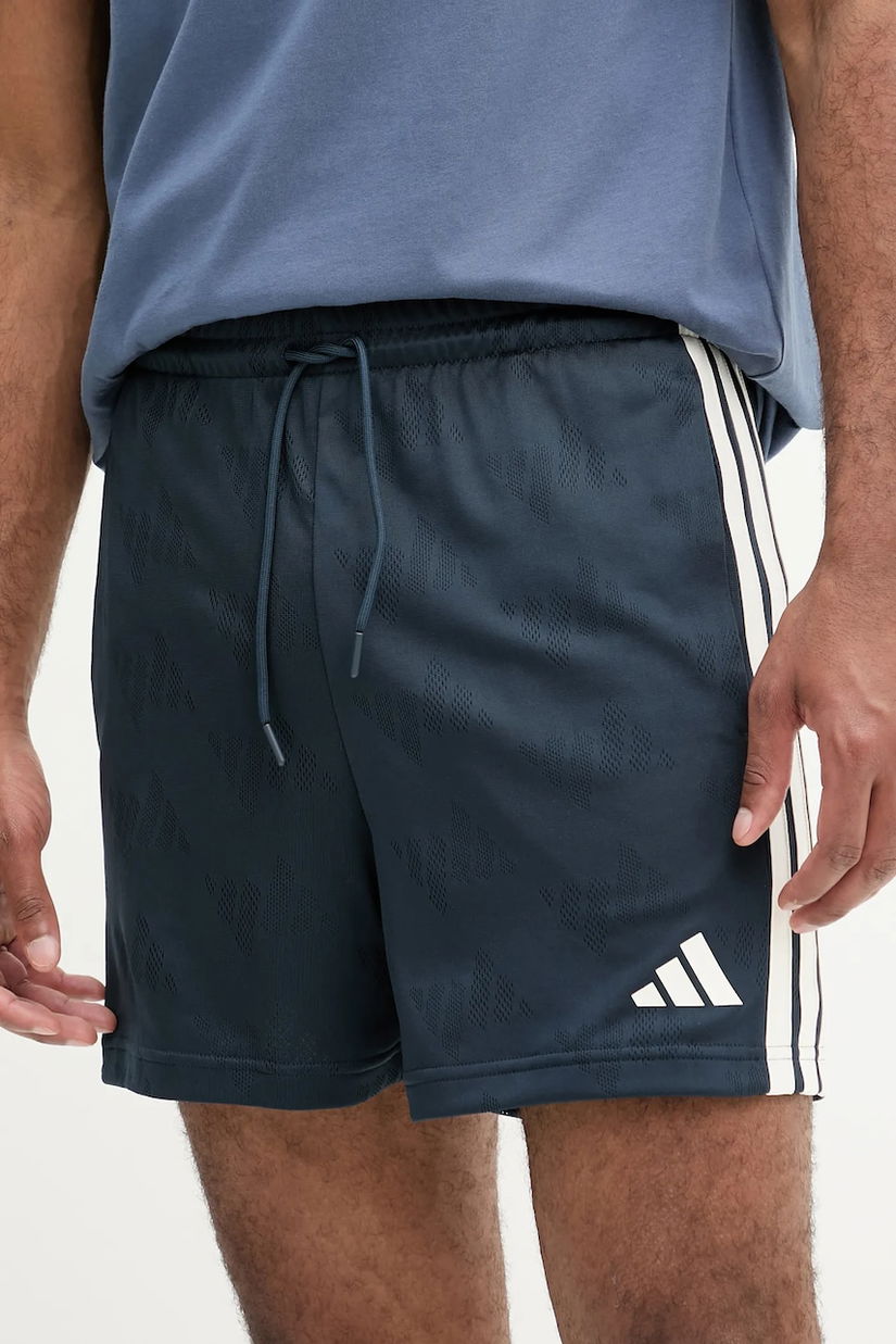 adidas pantaloni scurți Stadium Jacquard Shorts culoarea albastru marin, JX5585