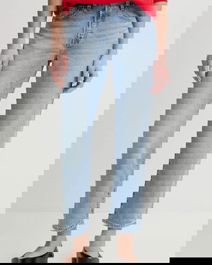 Levi's jeans 501® CROP LIGHTWEIGHT femei high waist, A8746