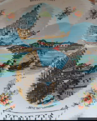 farfurie portelan suvenir Venetia