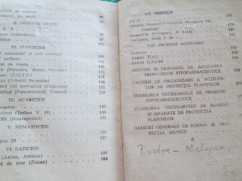 1967 Produse fitofarmaceutice