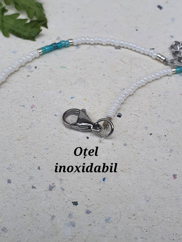 Choker delicat de vară cu charm steluță de mare oțel inoxidabil
