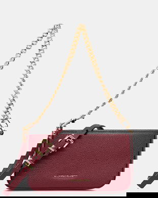 MICHAEL Michael Kors poșetă de piele culoarea negru, 32S5GYTU1L