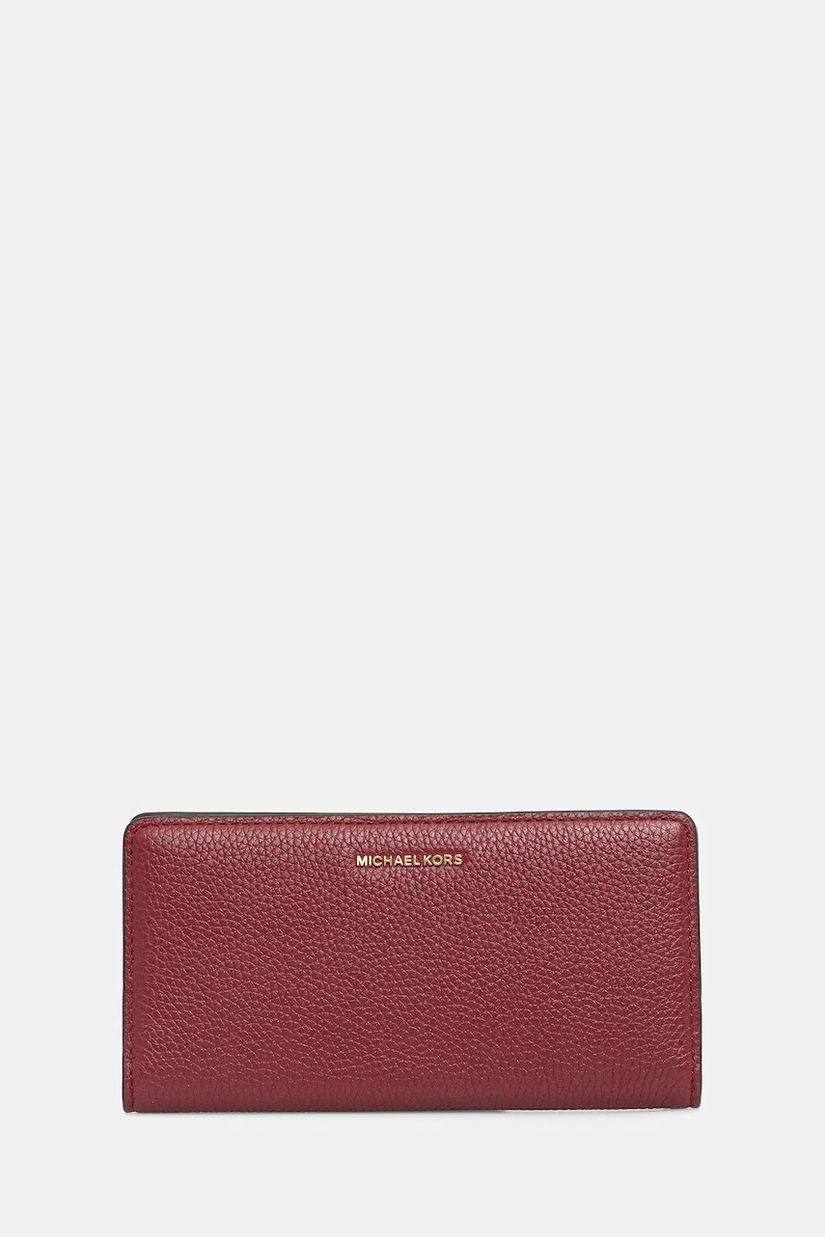 MICHAEL Michael Kors portofel de piele BRYANT culoarea bordo, 32S5GYTP3L