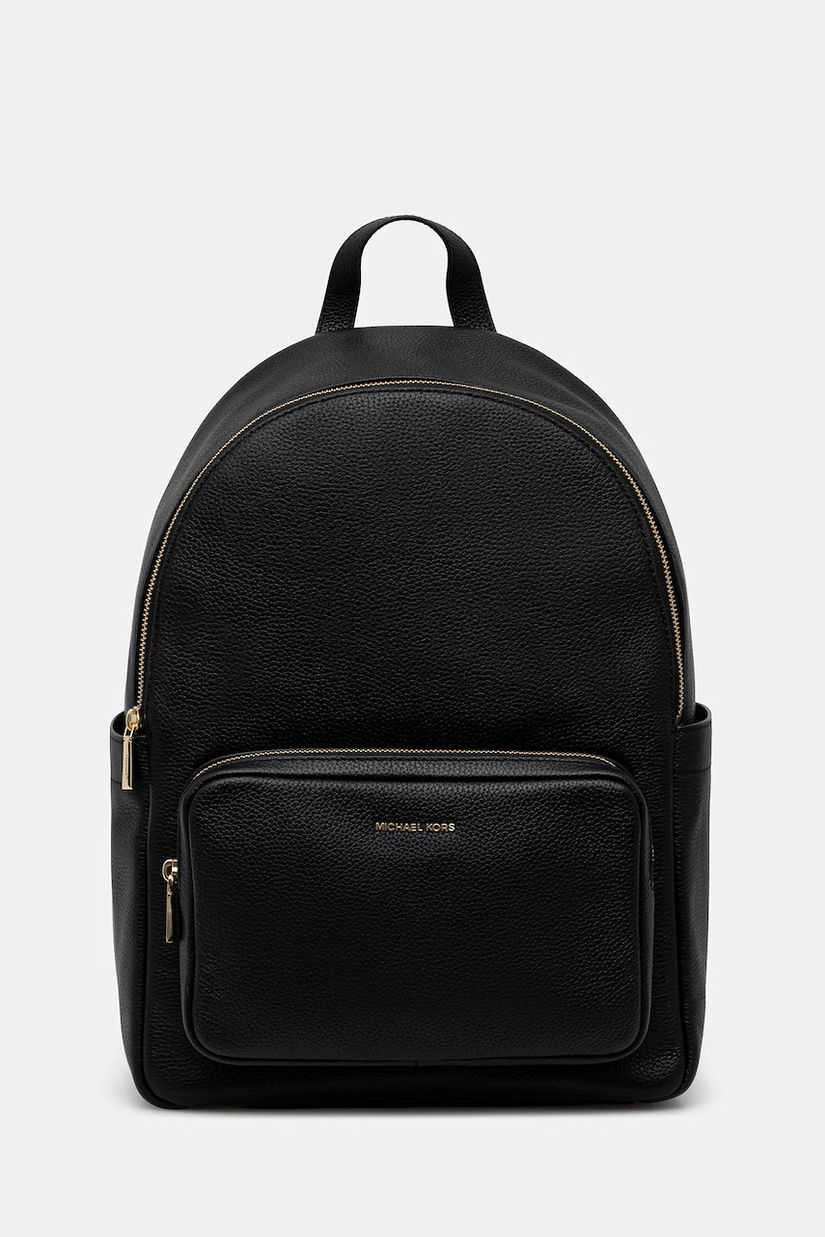 MICHAEL Michael Kors ghiozdan de piele TANNER culoarea negru, mare, uni, 30T5GTNB3L