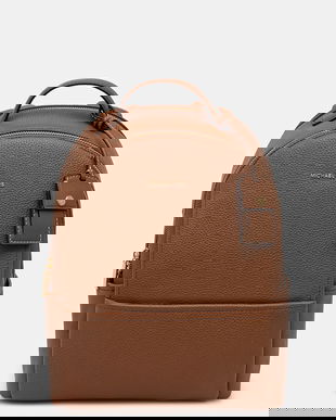 MICHAEL Michael Kors ghiozdan de piele SABLE culoarea maro, mic, uni, 30T5G3XB2L