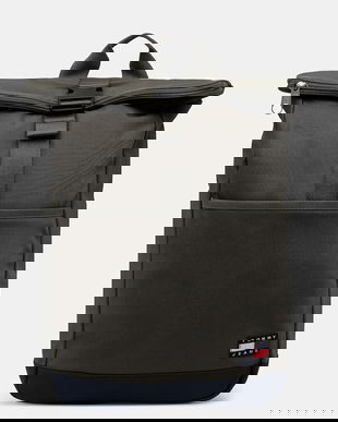 Tommy Jeans rucsac culoarea verde, mare, uni, AM0AM13401