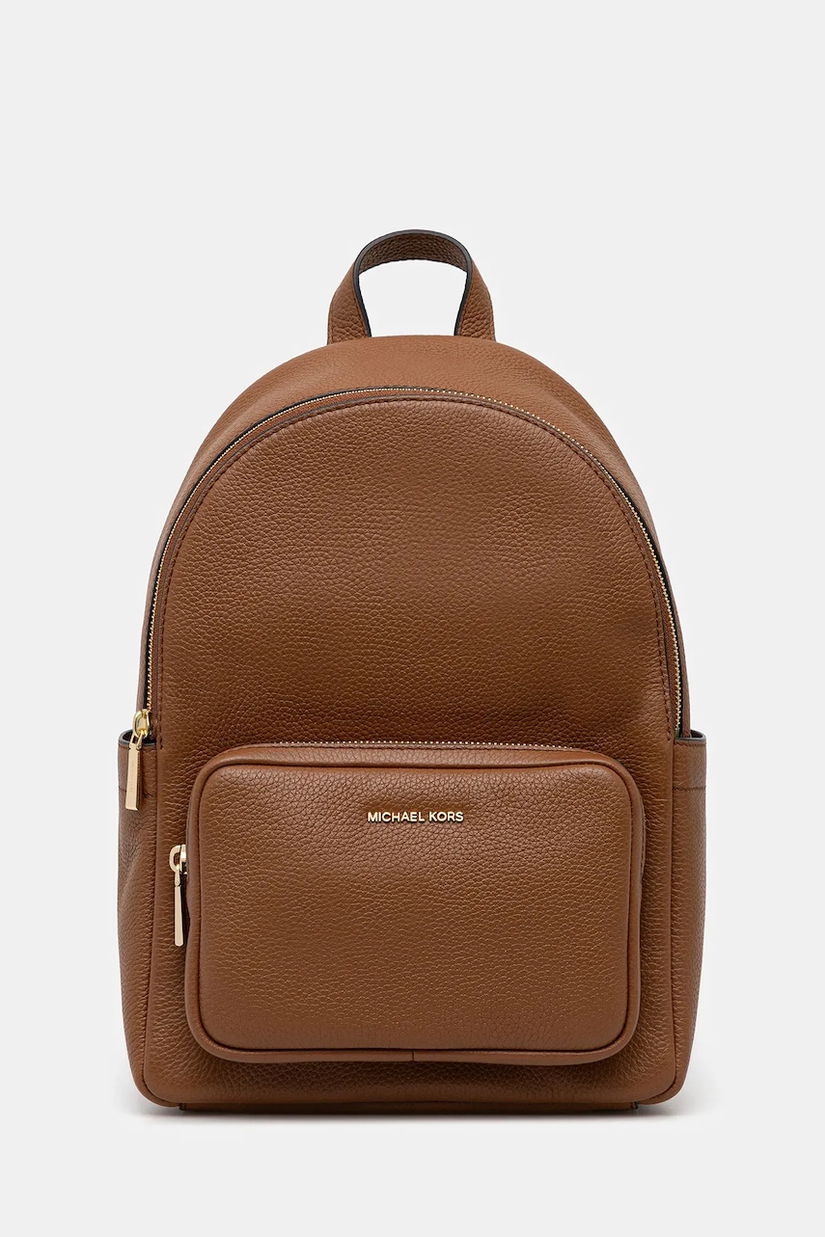 MICHAEL Michael Kors ghiozdan de piele TANNER culoarea maro, mic, uni, 30T5GTNB2L