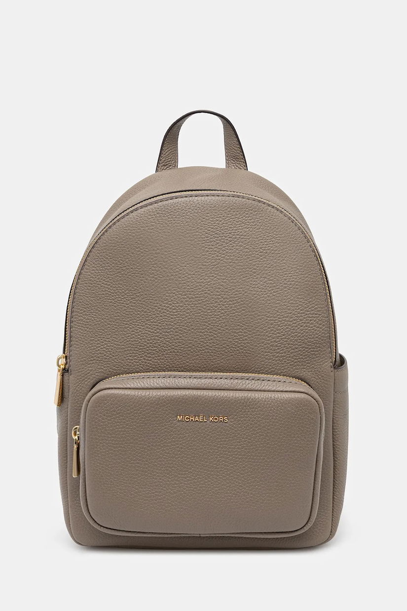 MICHAEL Michael Kors ghiozdan de piele TANNER culoarea bej, mic, uni, 30T5GTNB2L