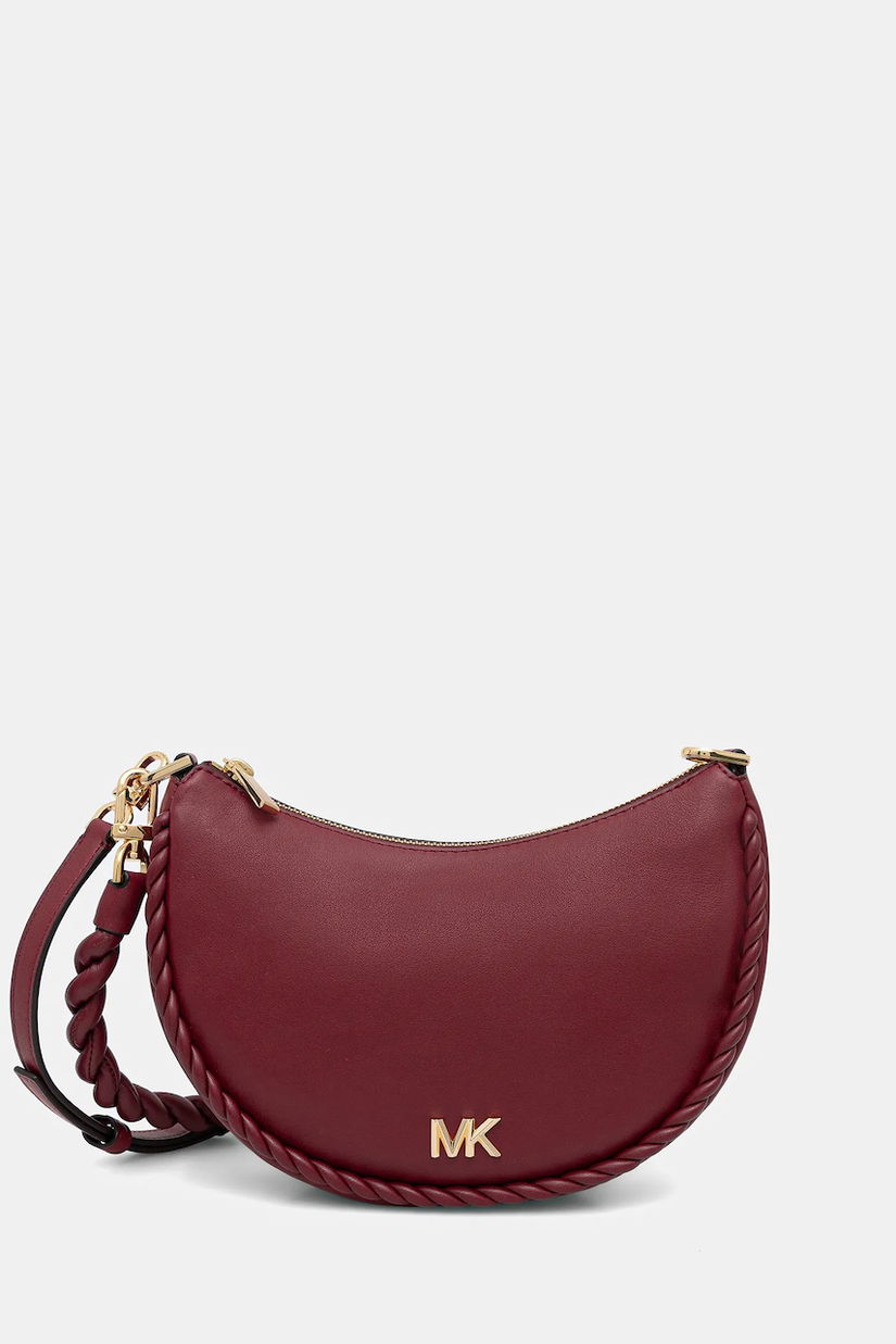 MICHAEL Michael Kors geantă de piele KYLA culoarea bordo, 32T5G8QU1L