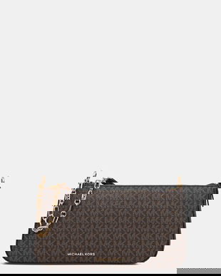 MICHAEL Michael Kors geantă EMPIRE culoarea maro, 32S5G8EW6B