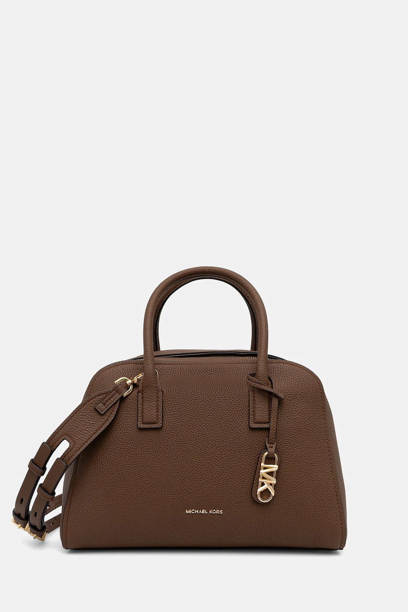 MICHAEL Michael Kors geantă de piele ASHTON culoarea maro, 30S5G9QS6L