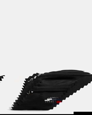 Tommy Jeans borsetă culoarea negru, AM0AM13390