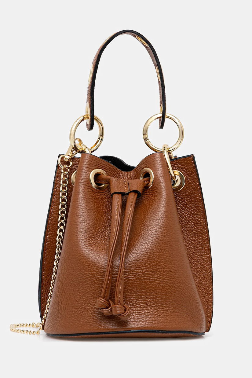 Answear.LAB poseta de piele culoarea maro