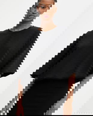 Answear.LAB rochie culoarea negru, mini, mulata