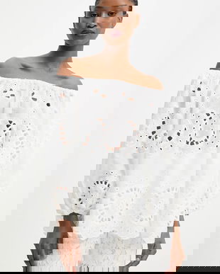 Answear.LAB bluza culoarea alb, modelator