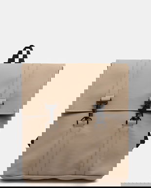 Rains rucsac 13310 MSN Bag Mini culoarea bej, mare, uni, 13310