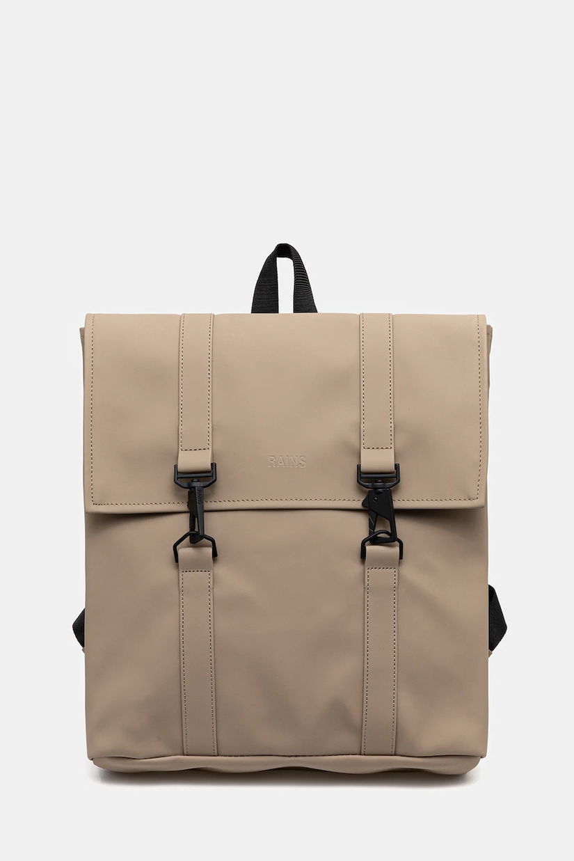 Rains rucsac 13310 MSN Bag Mini culoarea bej, mare, uni, 13310