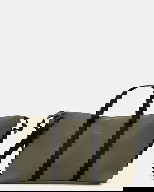 Rains geantă 14200 Hilo Weekend Bag culoarea verde, 14200