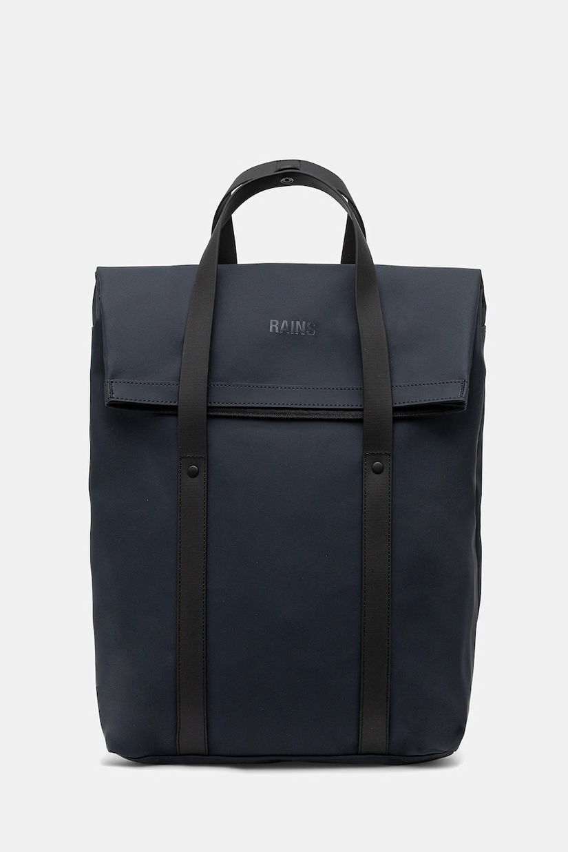 Rains rucsac 12940 2 Way Tote Backpack culoarea bleumarin, mare, uni, 12940