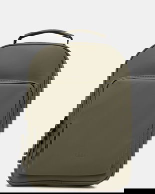 Rains rucsac 13260 Book Daypack culoarea verde, mare, uni, 13260