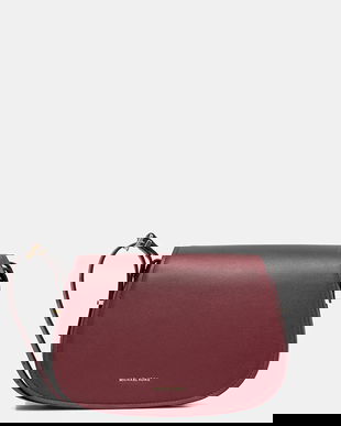 MICHAEL Michael Kors poșetă de piele culoarea maro, 30R5GL0M2L