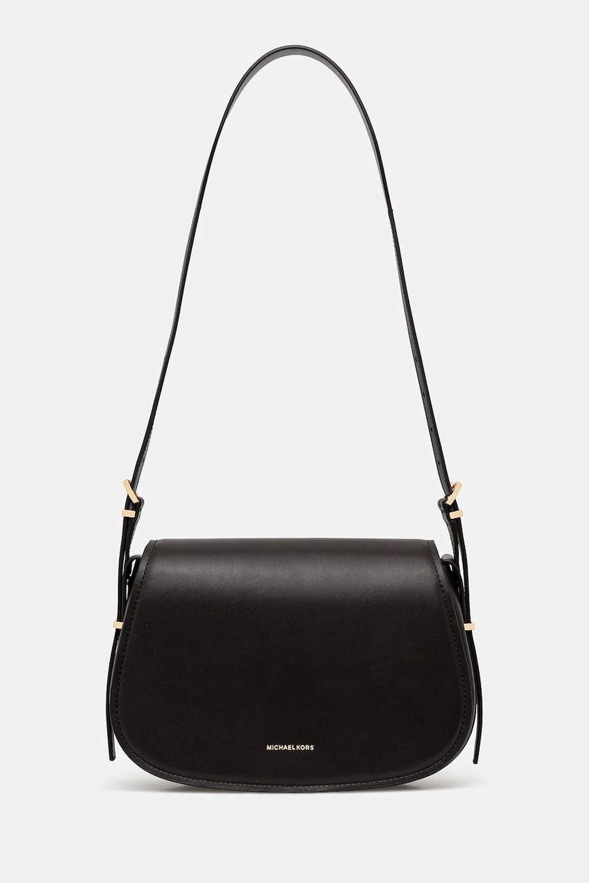 MICHAEL Michael Kors poșetă de piele culoarea maro, 30R5GL0M2L