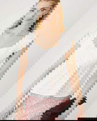 Medicine bluză culoarea alb, neted