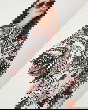 Medicine bluză cu imprimeu