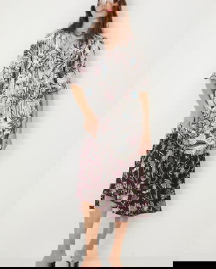 Medicine rochie midi, evazați