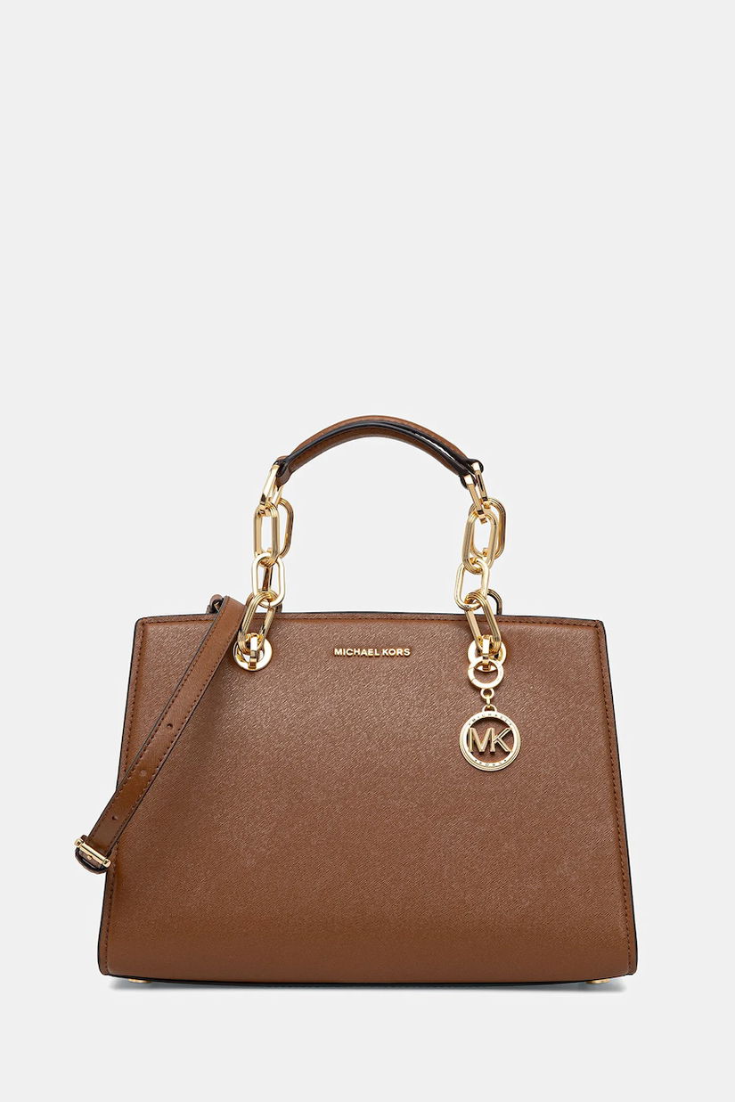 MICHAEL Michael Kors geantă de piele culoarea negru, 30S4GCYS2T