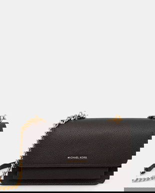 MICHAEL Michael Kors poșetă de piele culoarea negru, 30T4GC7L3T