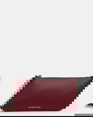 MICHAEL Michael Kors poșetă de piele culoarea maro, 32H3G8EW6L