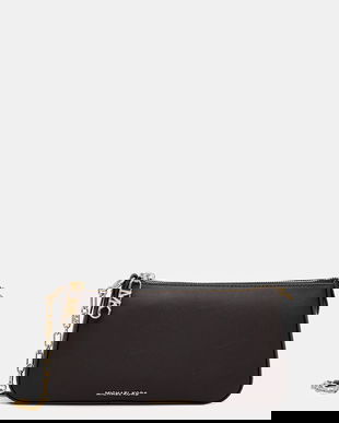 MICHAEL Michael Kors poșetă de piele culoarea maro, 32H3G8EW6L