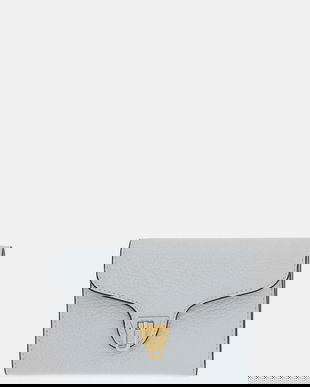 Coccinelle portofel de piele culoarea rosu