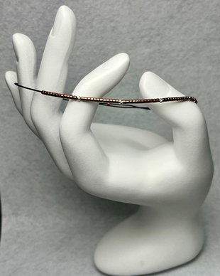 Bratara picior rose gold