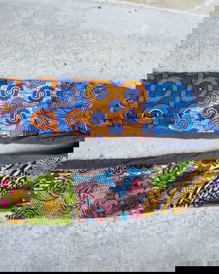 Pantaloni patchwork african prints