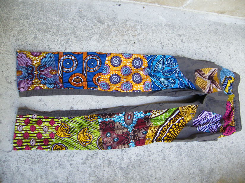 Pantaloni patchwork african prints