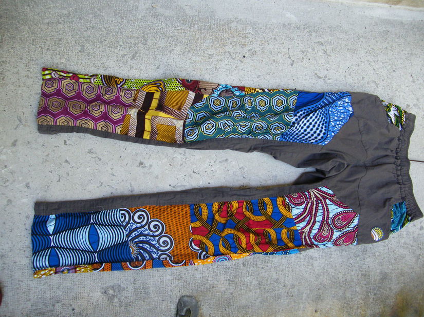 Pantaloni patchwork african prints