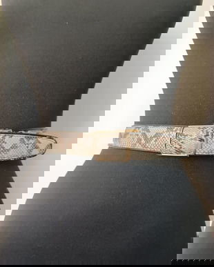 Curea din piele de șarpe