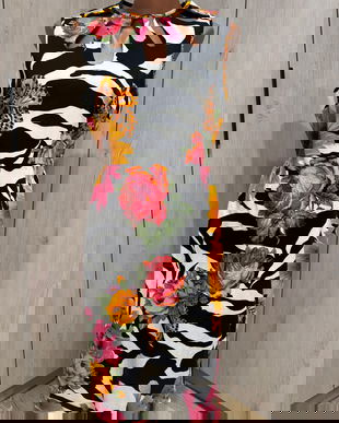 SPLENDIDA ROCHIE MODEL SI PRINT DEOSEBITE MARIME 14