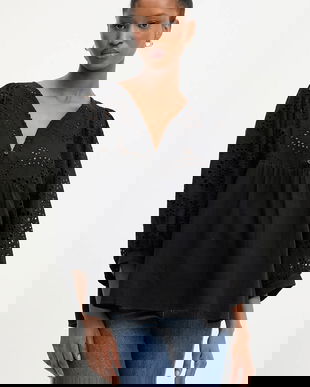 Answear Lab bluza din bumbac culoarea negru, neted