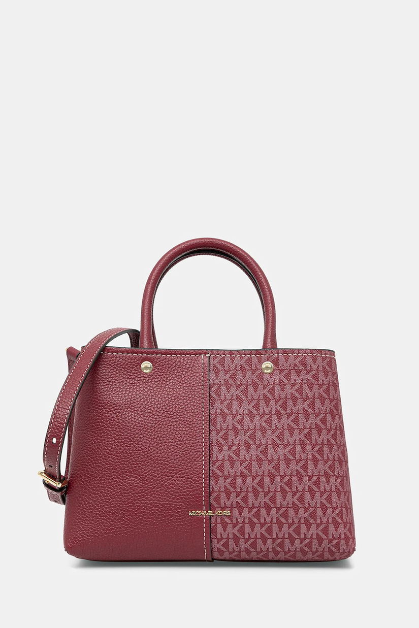 MICHAEL Michael Kors geantă FLORA culoarea bordo, 30T5GFFS2B