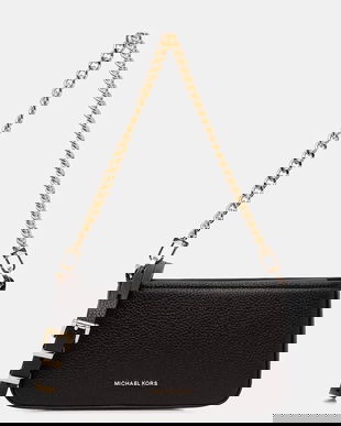 MICHAEL Michael Kors poșetă de piele culoarea negru, 32S5GYTU1L