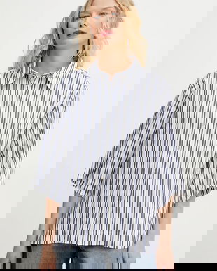 Marella cămașă din amestec de in MANNA femei, culoarea alb, cu guler clasic, relaxed, 2513111144200