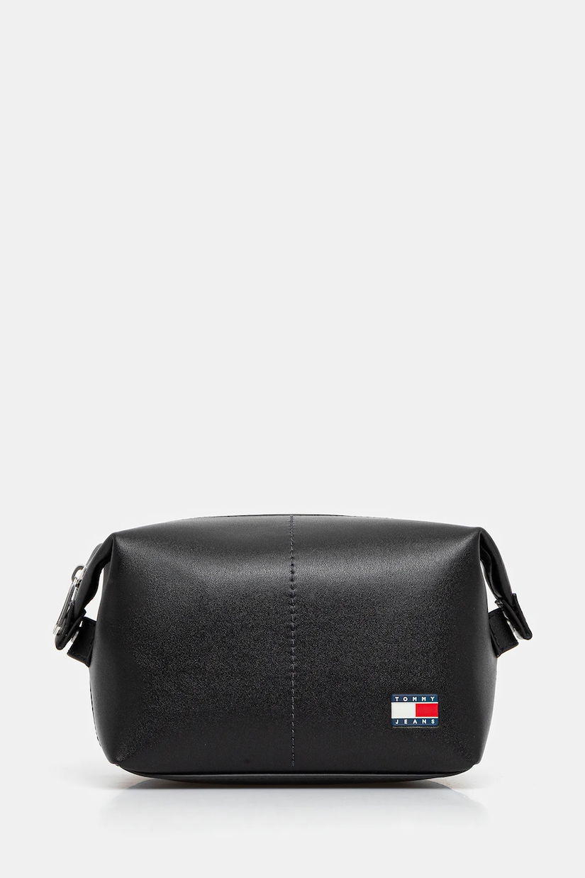 Tommy Jeans punga cosmetice culoarea negru, AM0AM13412