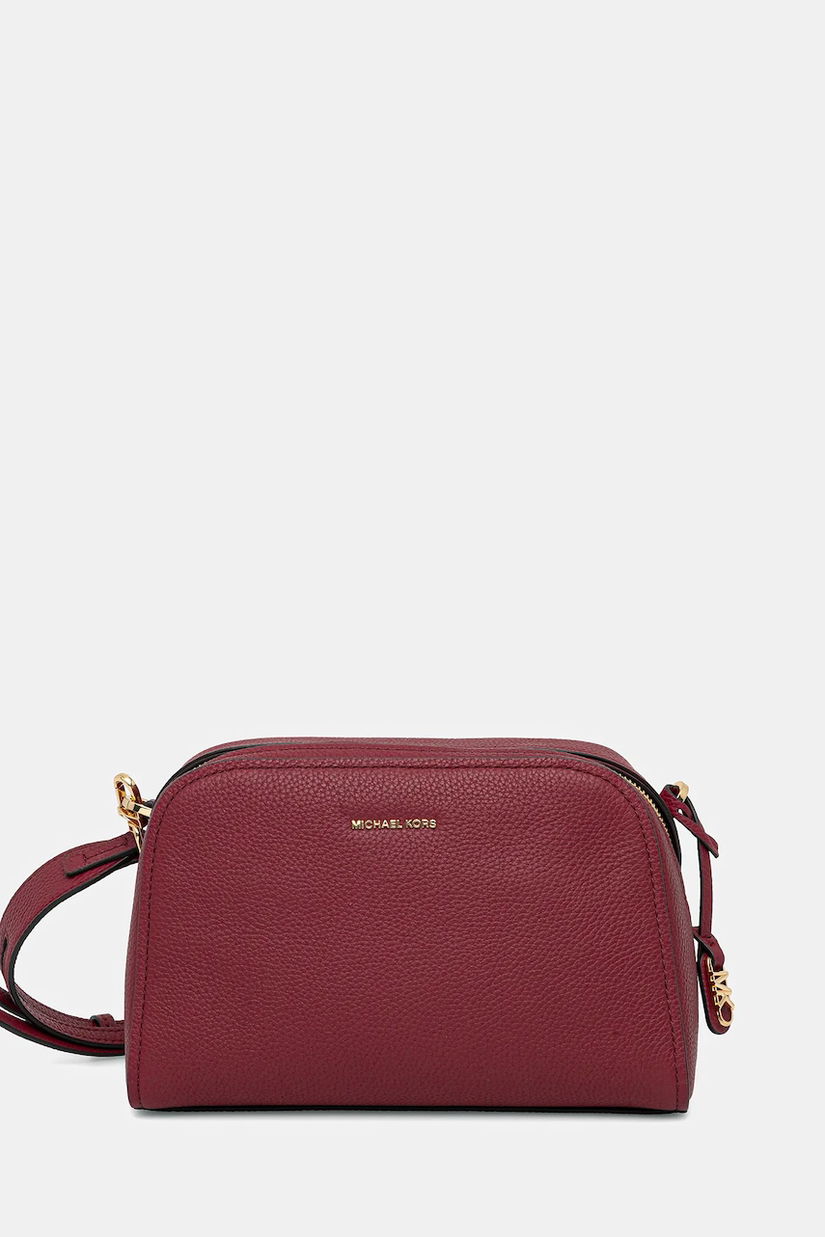 MICHAEL Michael Kors poșetă de piele ASHTON culoarea bordo, 32S5G9QC5L